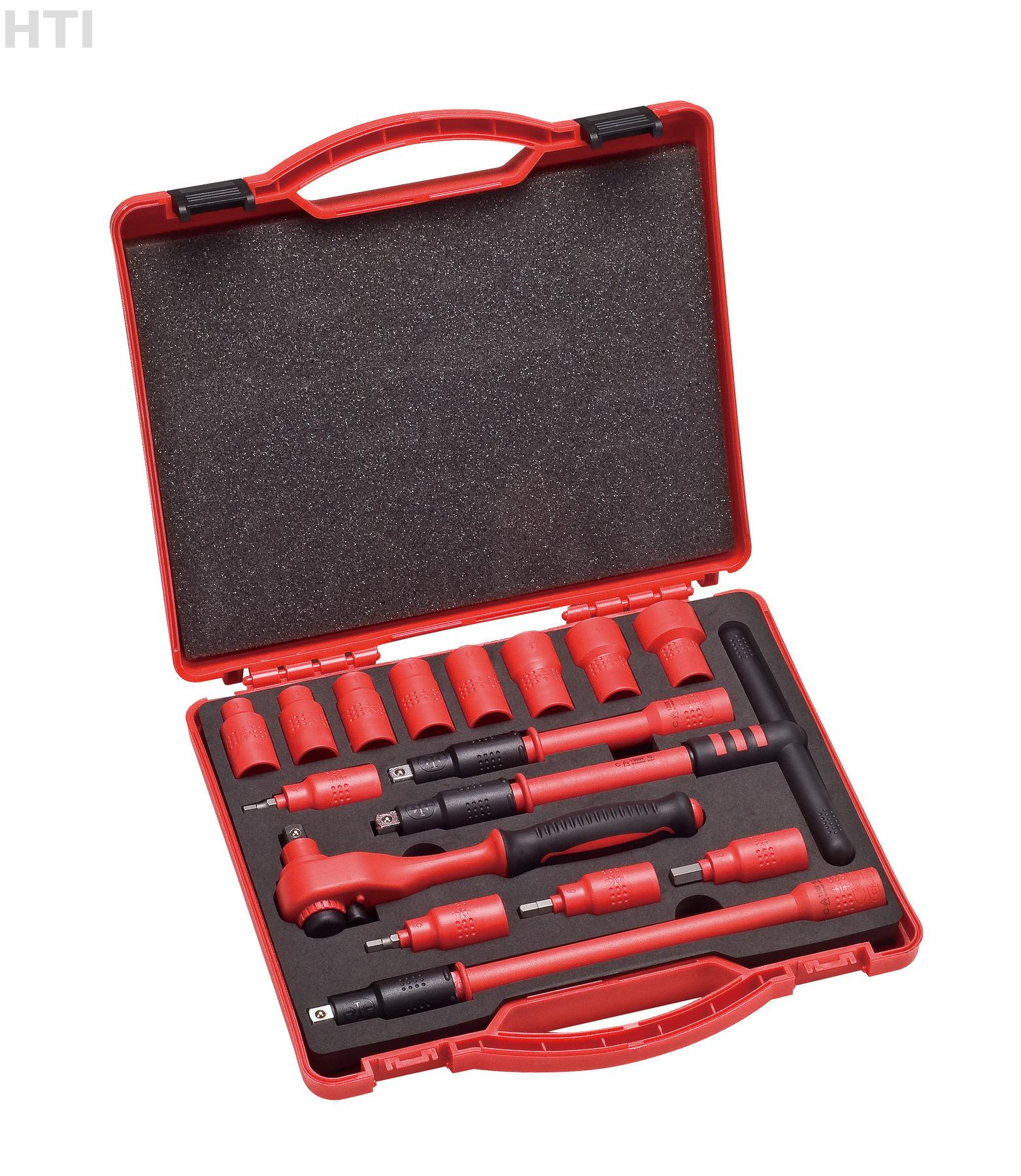 3/8" DR. 1000V Insulated Socket Set 16PCS Taiwantrade