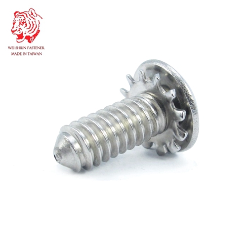 Safety Screw Tamper Proof SUS304 Hex with Pin SEMS Screw with Toothed