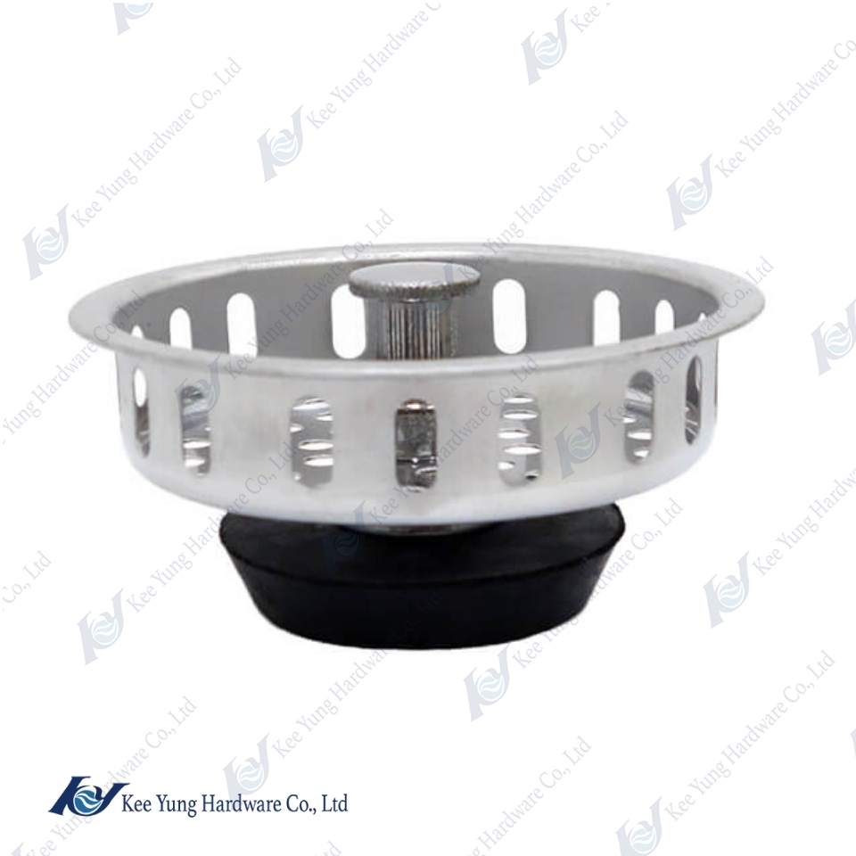 Adjustable Kitchen Sink Strainer Replacement Basket With Zinc Post