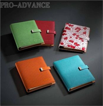 Printing-edged paper refill notebook, organizer, diary and notepad