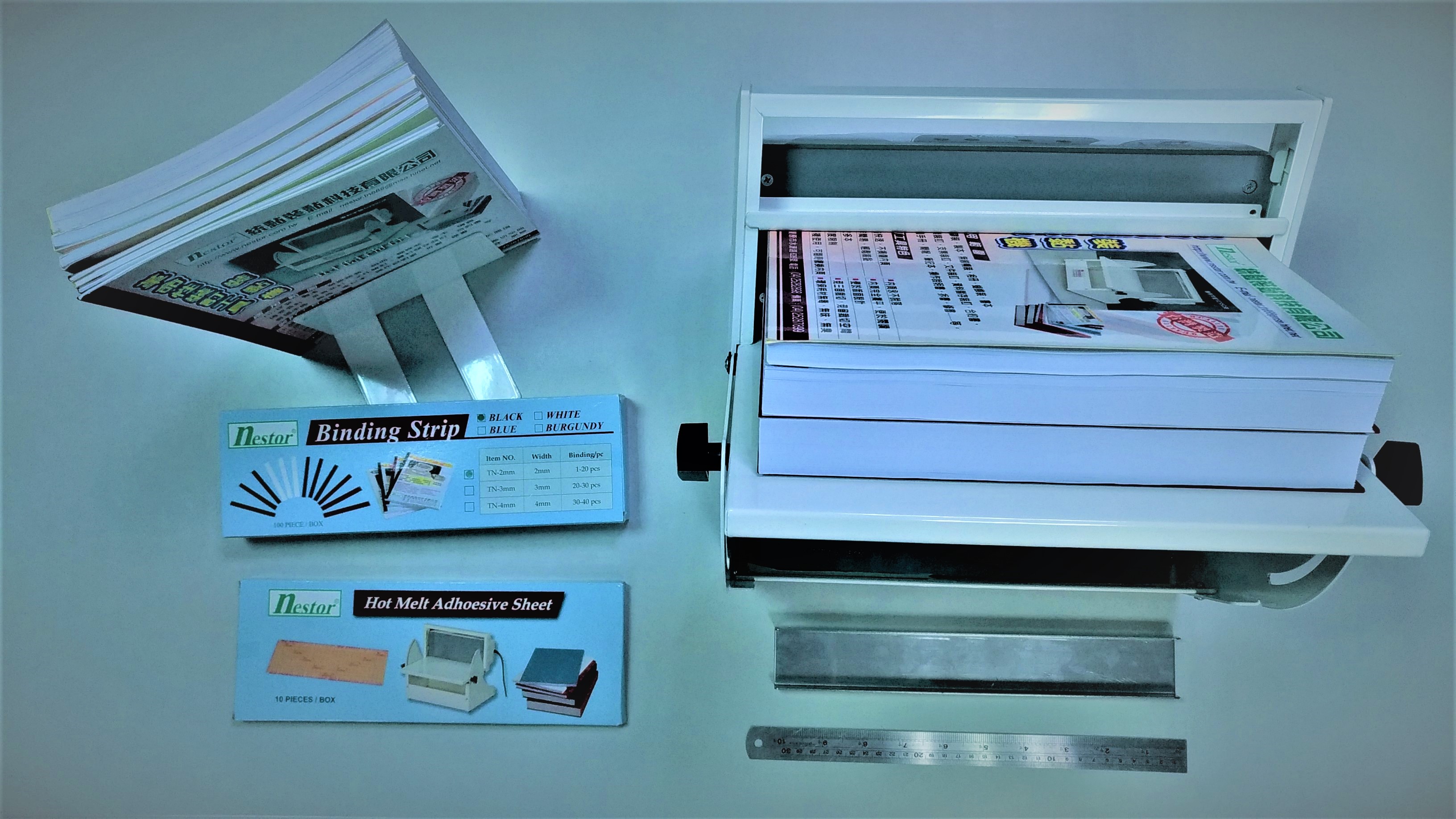 100Pcs Hot Melt Glue Strips 2mm for Book Binding Hot Melt Binding Machine