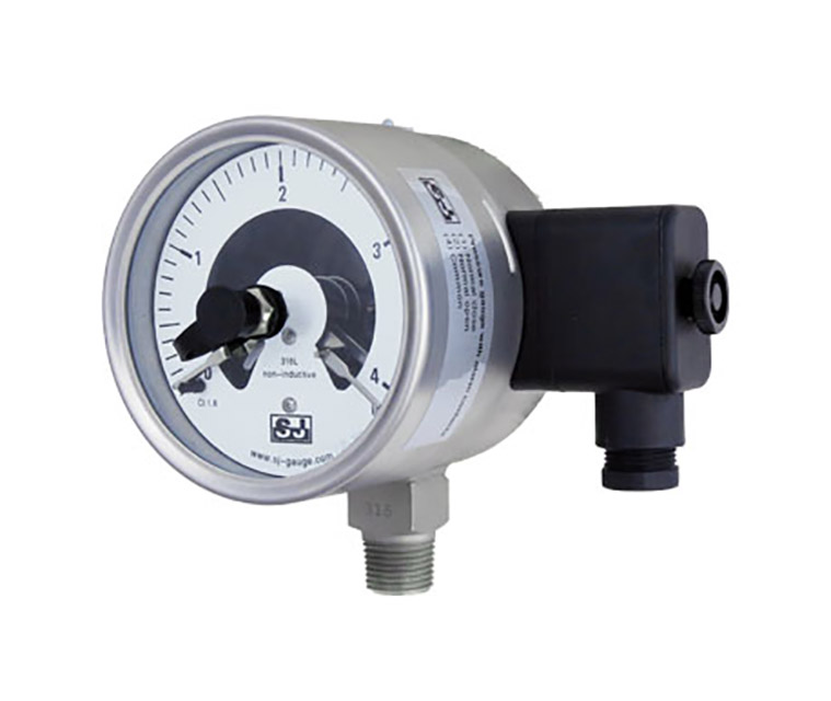 Pressure Gauge With Switch Contacts