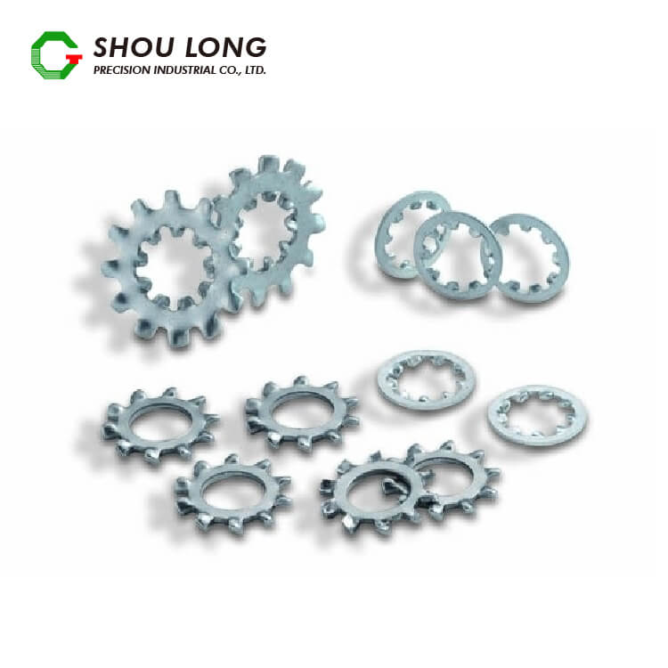 Lock washers and plates for use with rolling DIN 5406