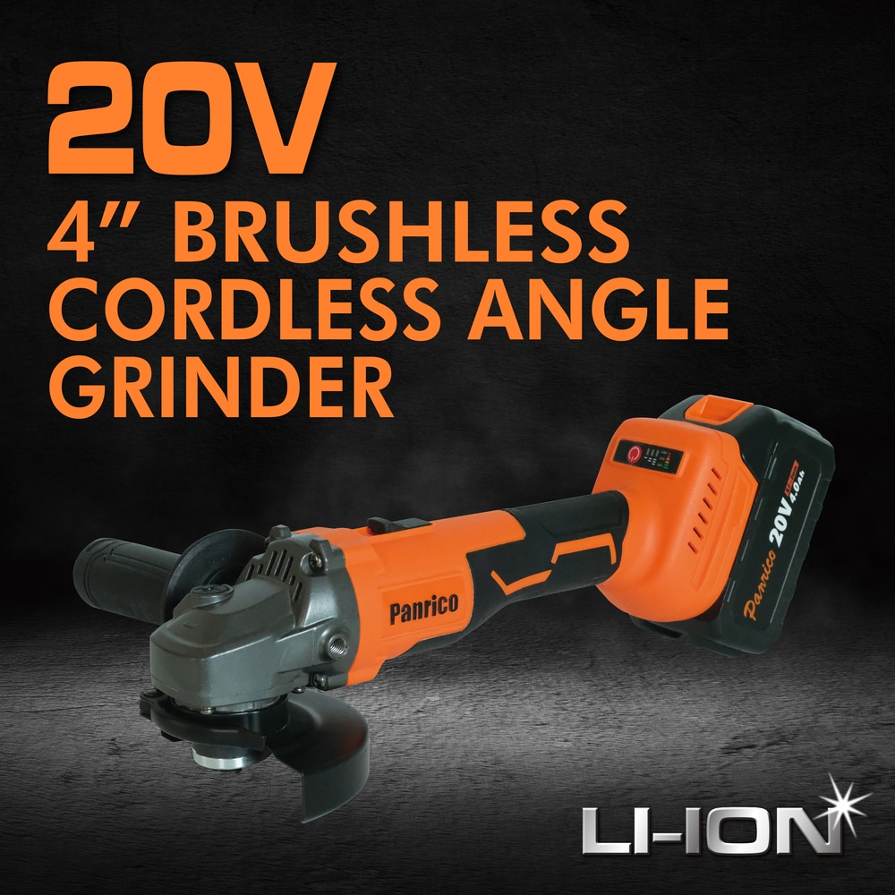 20V Li-ion Brushless Cordless 4-inch Angle Grinder | Taiwantrade
