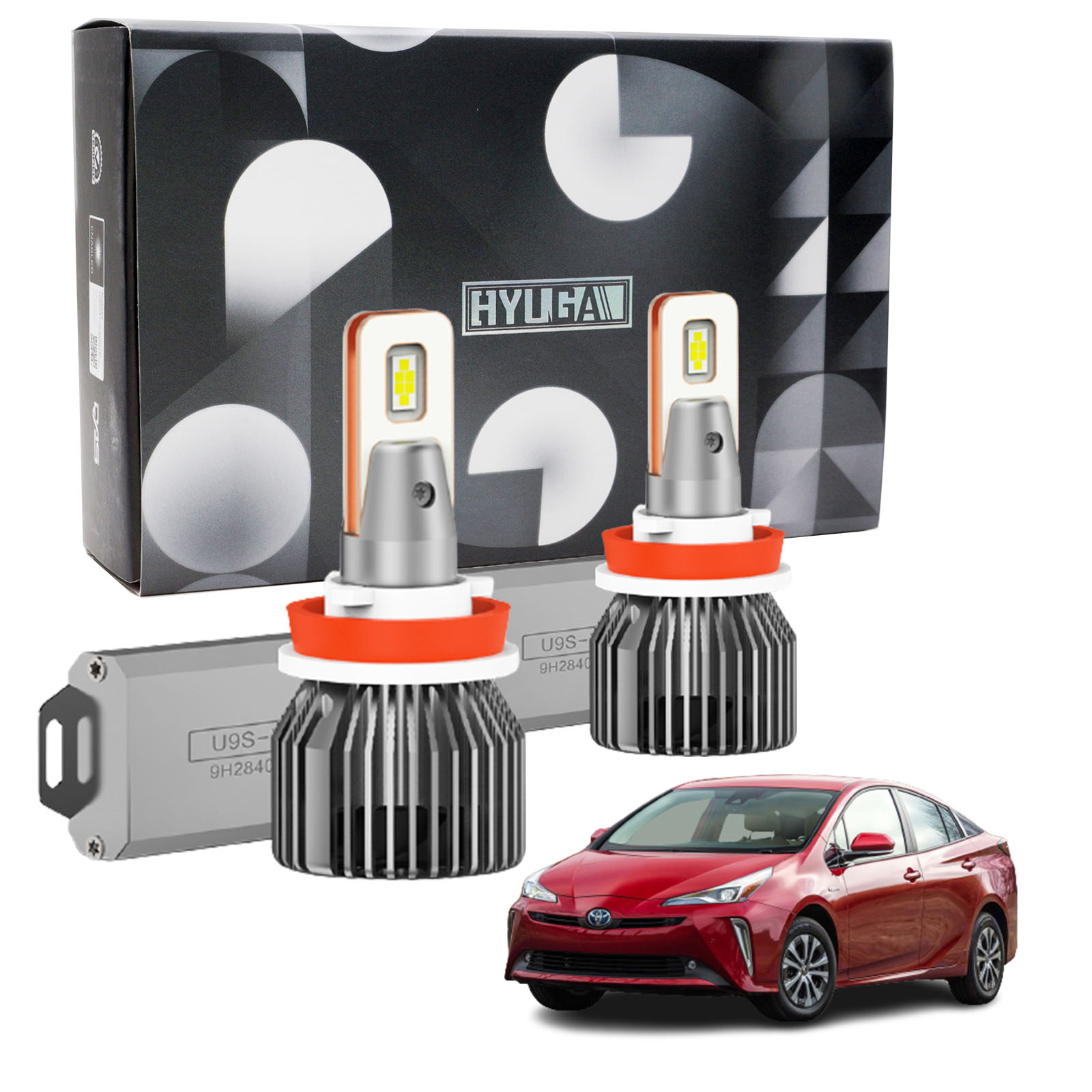 Super Bright LED Headlight H8 H9 H11 Low Beam White 6000K 12V/24V 2012