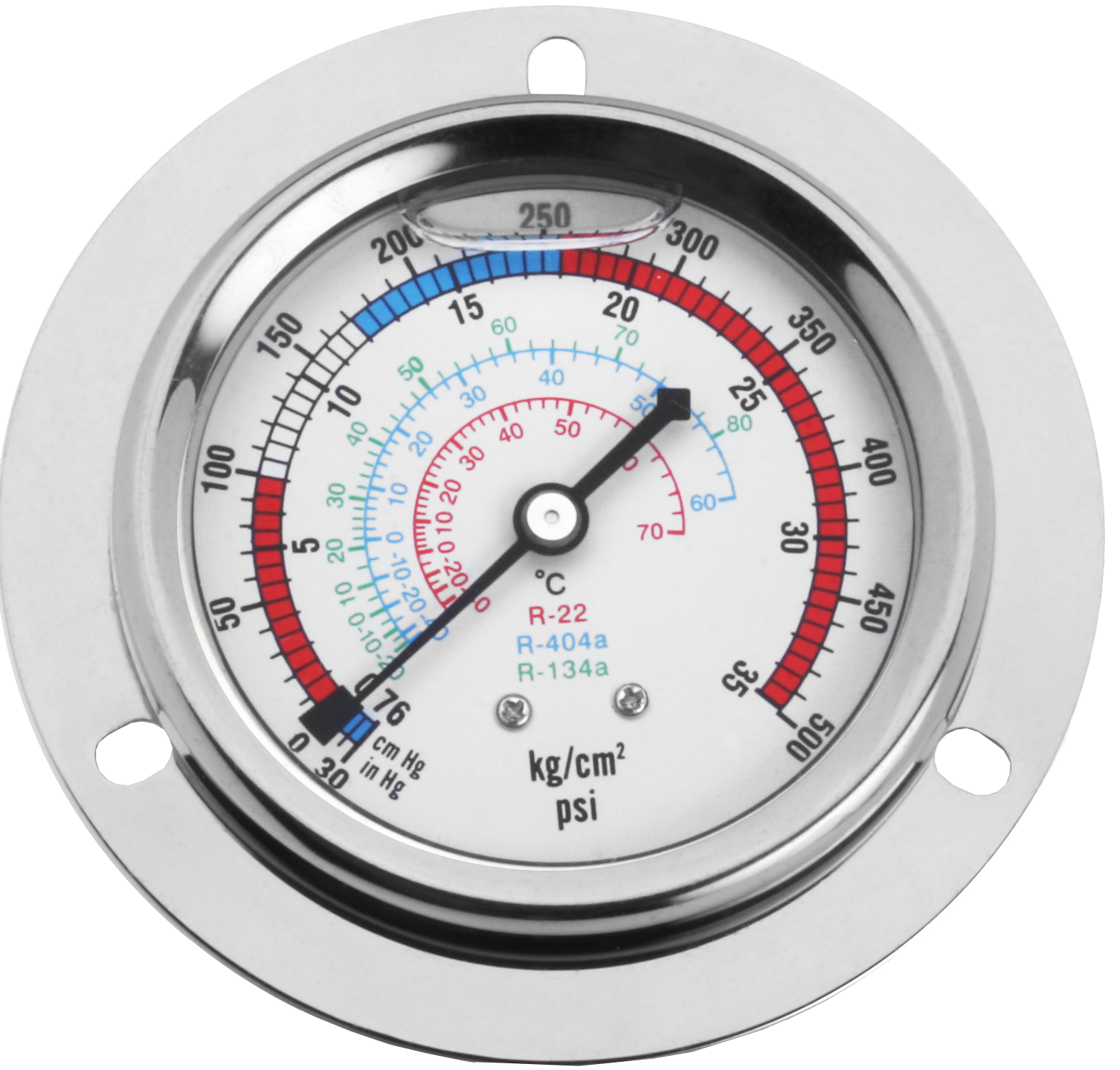 Stainless Steel Case Refrigeration Gauge (LiquidFilling Type