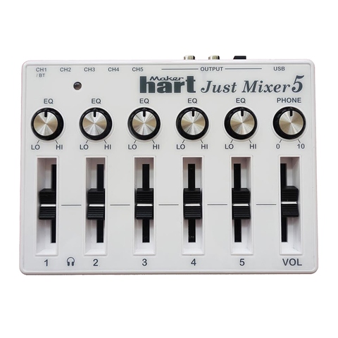 Maker hart Just Mixer 2 ステレオ3入力音声ミキサー/USB電源/USB