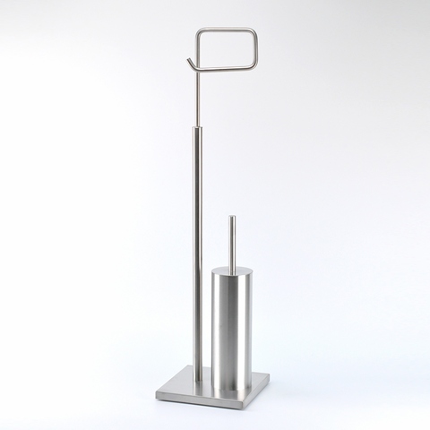 stainless steel toilet brush and holder