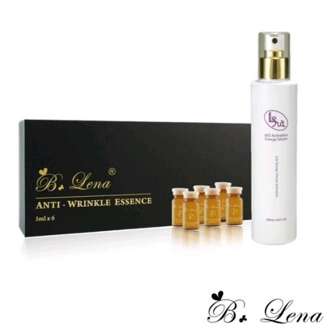 【B.LENA】Set de belleza antiarrugas (esencia antiarrugas 5 mL * 6 +  Suero de belleza de activación de energía 200 mL)