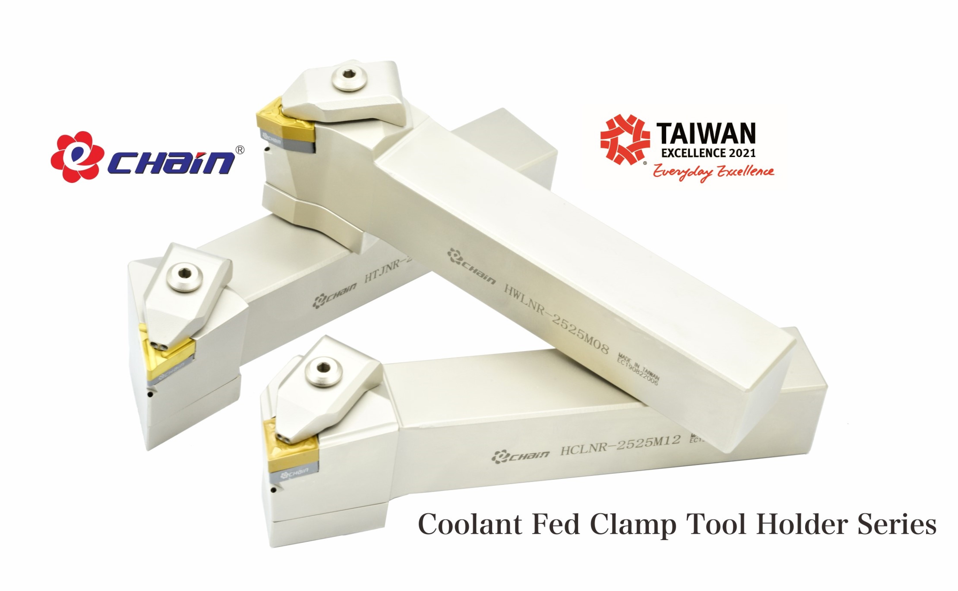 CENTRE COOLANT FED CLAMP TOOL HOLDER WITH ECHAINTOOL_TW ECHAINTOOL