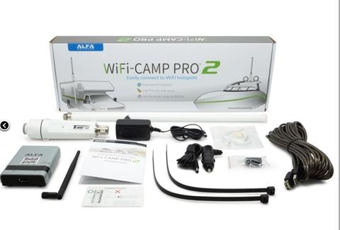 Alfa WiFi Camp Pro 2: R36A роутер + Tube-U+ внешняя всенаправленная антенна с усилением 9дБ Комплект для общего доступа Усилитель WiFi с точкой доступа