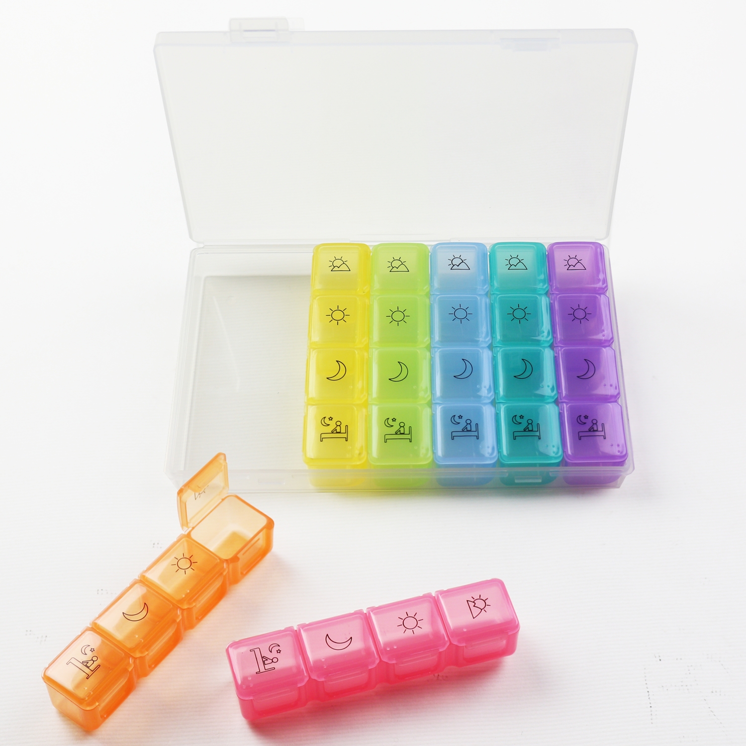 7 Day Weekly Pill Organizer 4 Times A Day | Taiwantrade.com