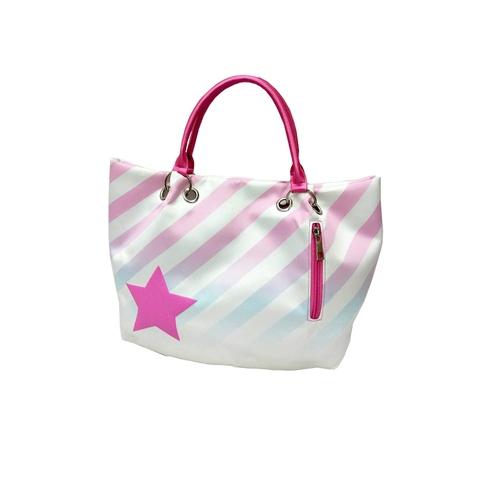 Pastel Pink Ladies Hand Carry Women Hand Bags