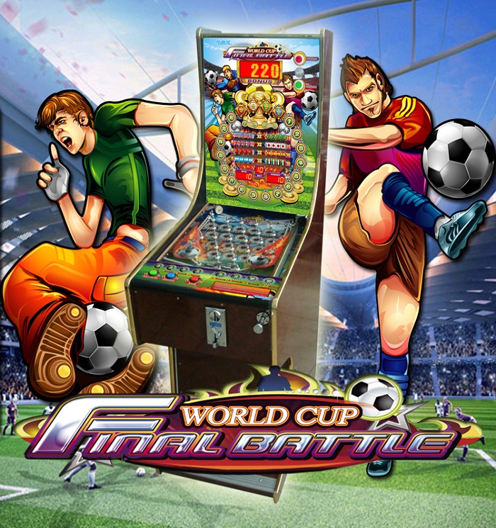 Tsk Taiwan Arcade Pinball Game Machine World Cup Final Battle Taiwantrade Com