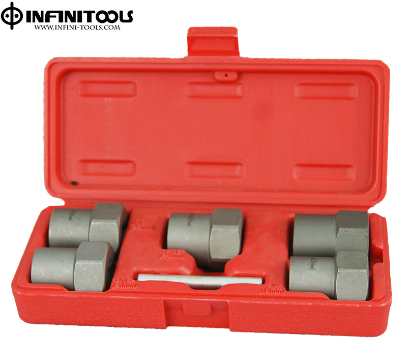 6piece Big Bolt Grip Nut Remover,BoltGrip Expansion Set, 1/2" Drive