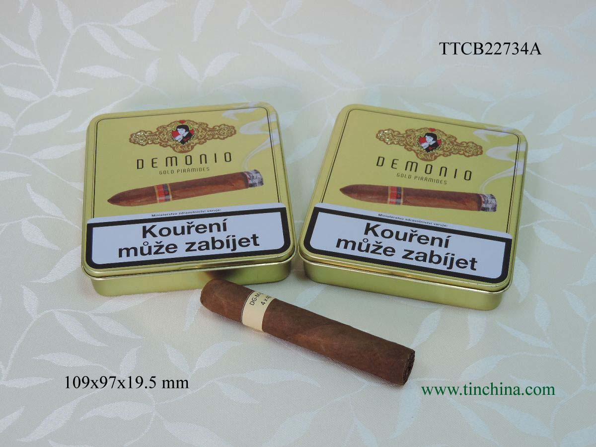 Cigar Tin Box