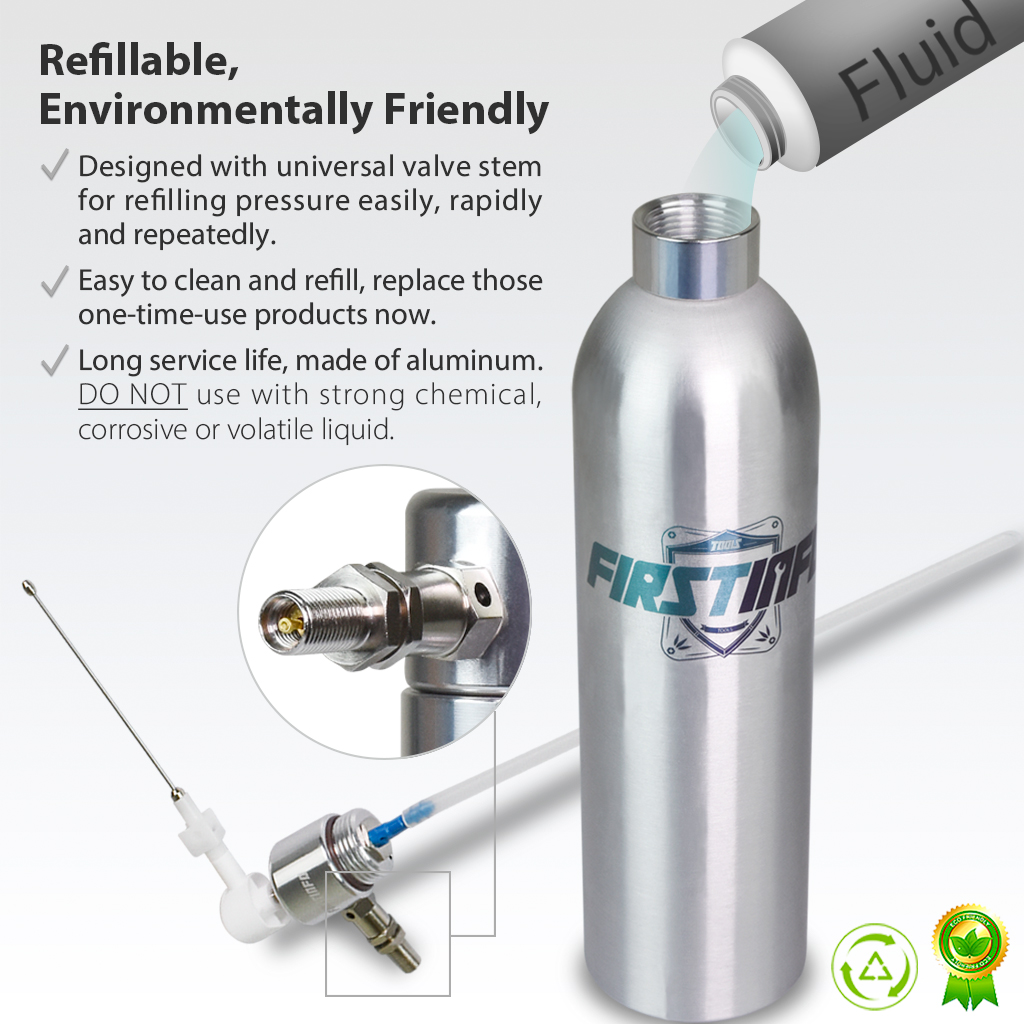 【FIRSTINFO】 Areosol Refillable Fluid Pressure Storage Sprayer Aluminum ...