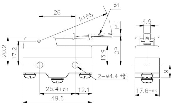 微動開關TM-1705-2