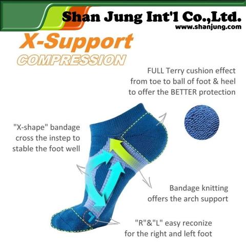 Socks, X Shape Arch Support Sporty No 