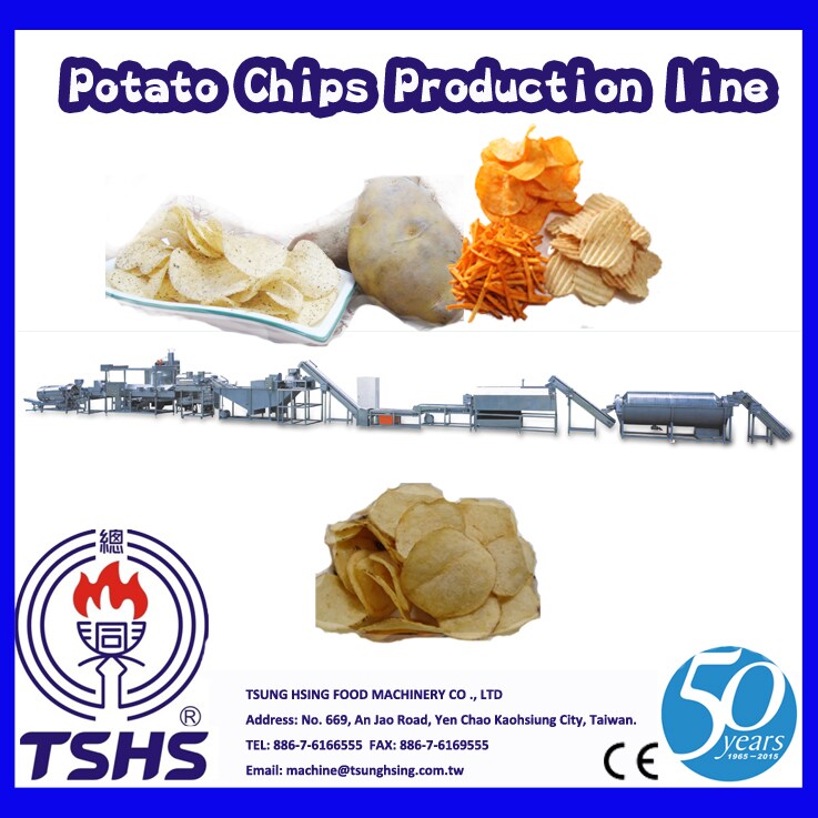 New Product Whole Automatic Industrial Potato Chips Manufacturer