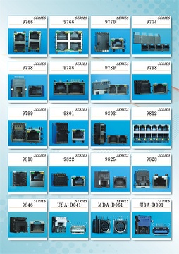 RJ11, RJ45 singel Jack, RJ45 multi port jack, RJ45 Stacked Jack, RJ45&RJ11 combo Jack, RJ45 over USB Jack, RJ45 with transformer/magnetic jack