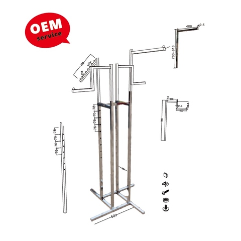 Custom shop fittings display rack customizing manufacture