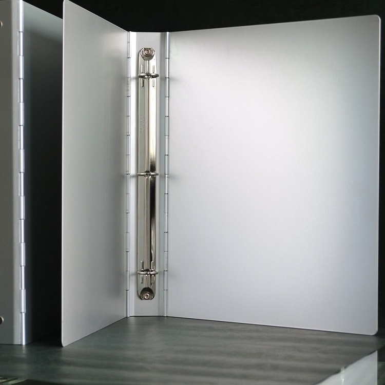 Aluminum File Folder with 2 Ring Binder