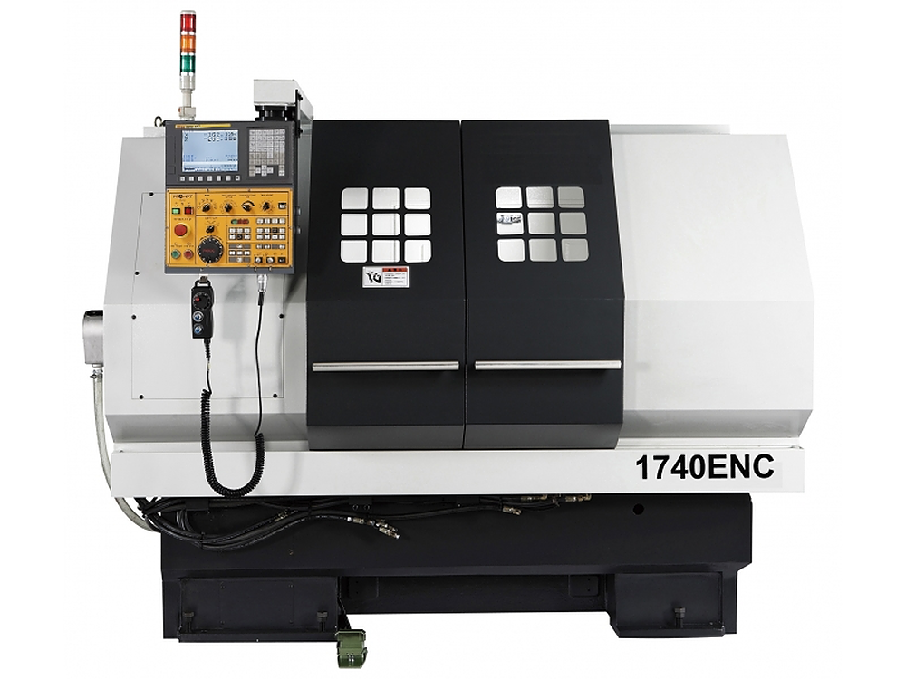 CNC Lathe Flat Bed Machine 17" Series High Precision Flat Bed Lathe