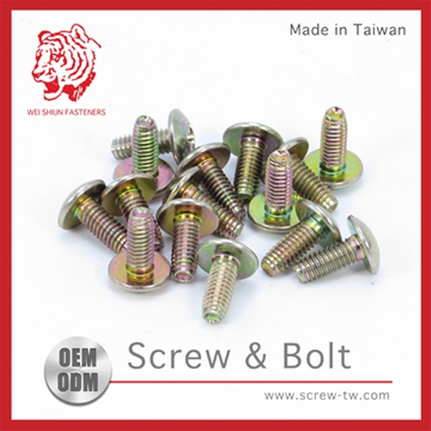 Thumb Screw Decorative Bolt Cnc Turned Part Taiwan High Standard