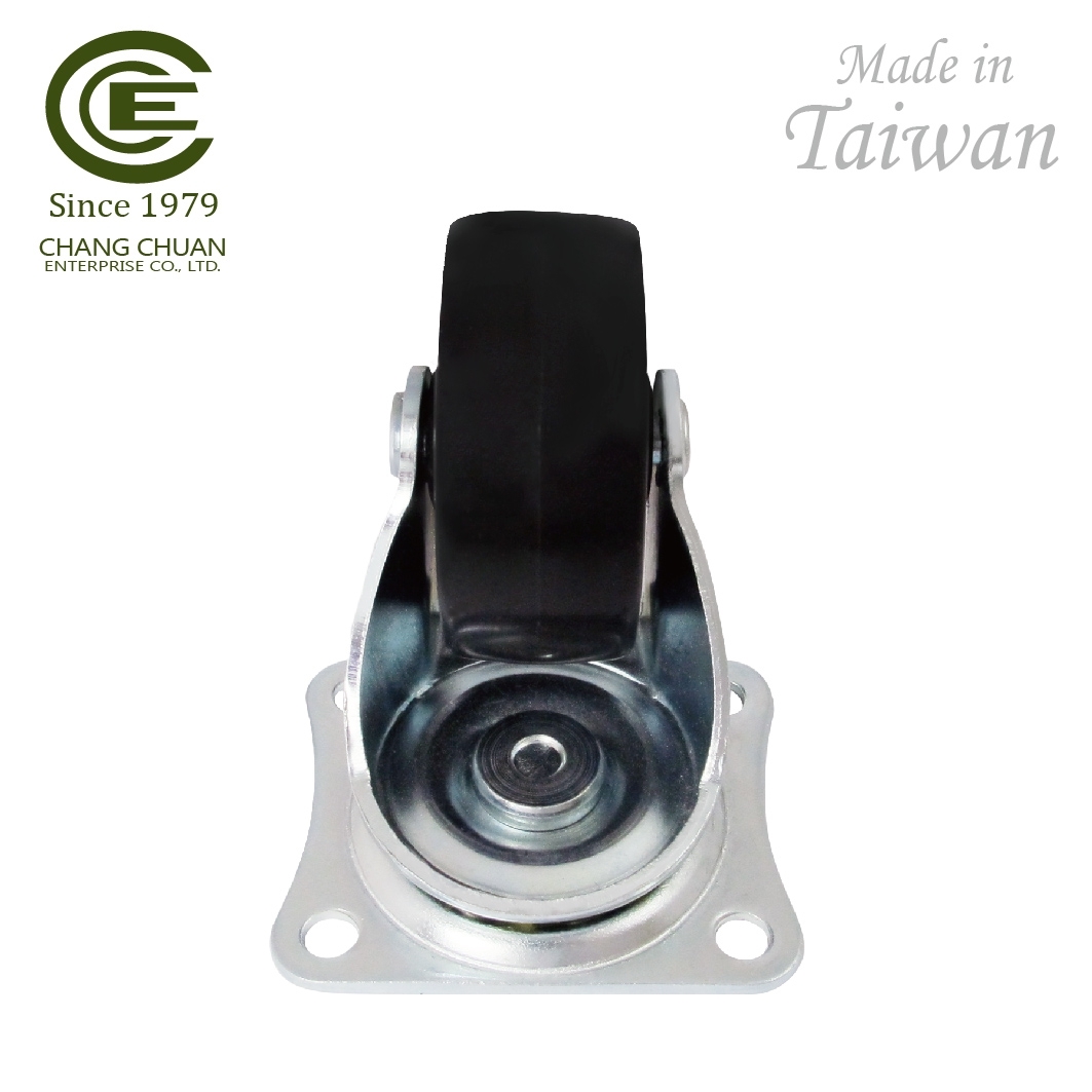 Caster 2 inches Plate Swivel Small Rubber Wheels