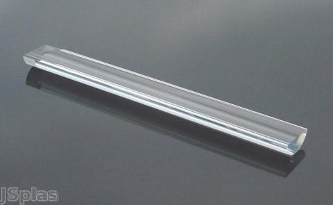 Clear Acrylic Half-Round Rod