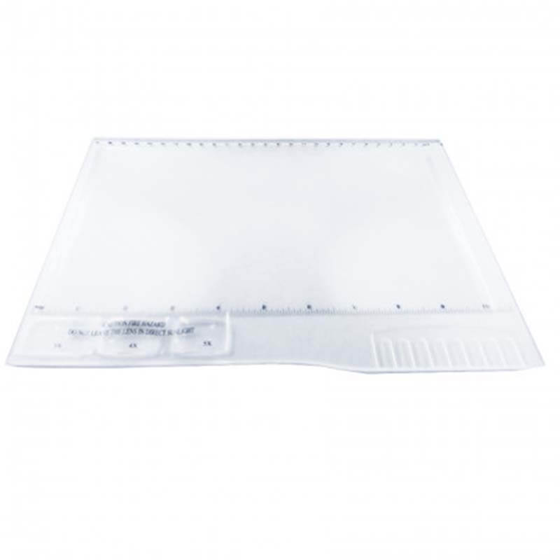acrylic page magnifier with multi-magnification