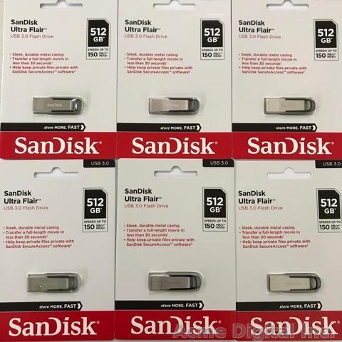  SanDisk 512GB Ultra Flair USB 3.0 Flash Drive -  SDCZ73-512G-G46,Black : Electronics