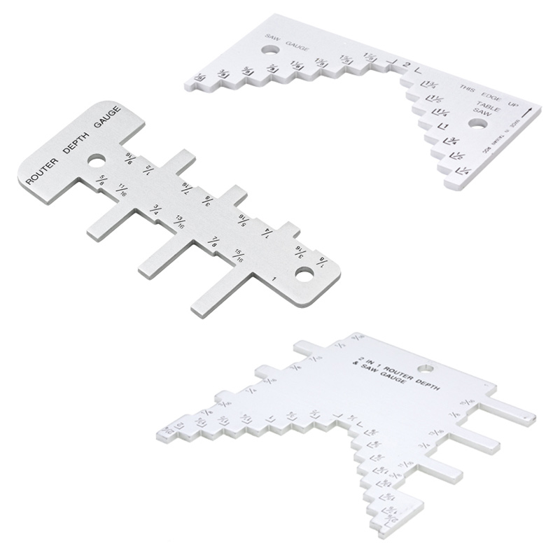 Saw Step, Router Depth, Router And Saw Depth Gauges