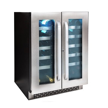 DV-525DS_DOUBLE DOORS DUAL ZONE WINE COOLER