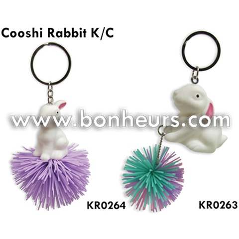 RABBIT COOSHI KEYCHAIN