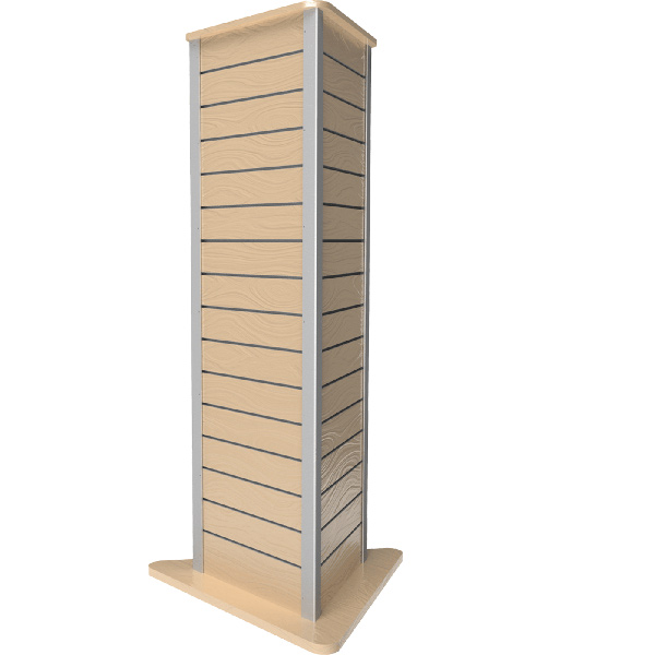 Triangle Slat Wall Display Stand TAIWAN DISPLAY FIXTURES CO., LTD.