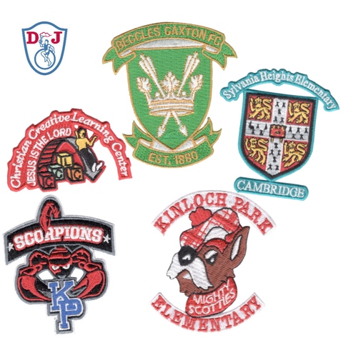 Customized Logo Embroidery Company & School Patches