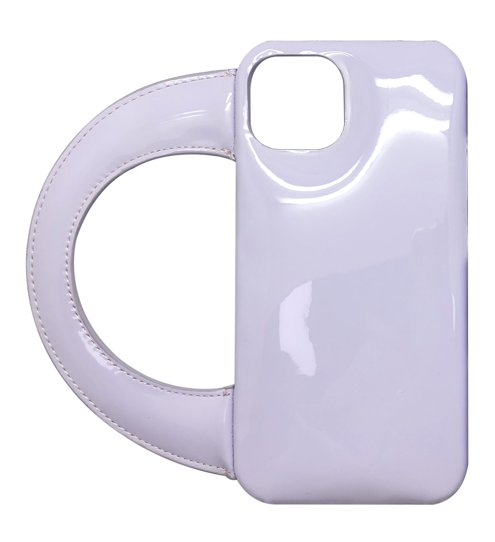 Lilac PU Leather Handle Phone Case Phone Accessories Manufacturer