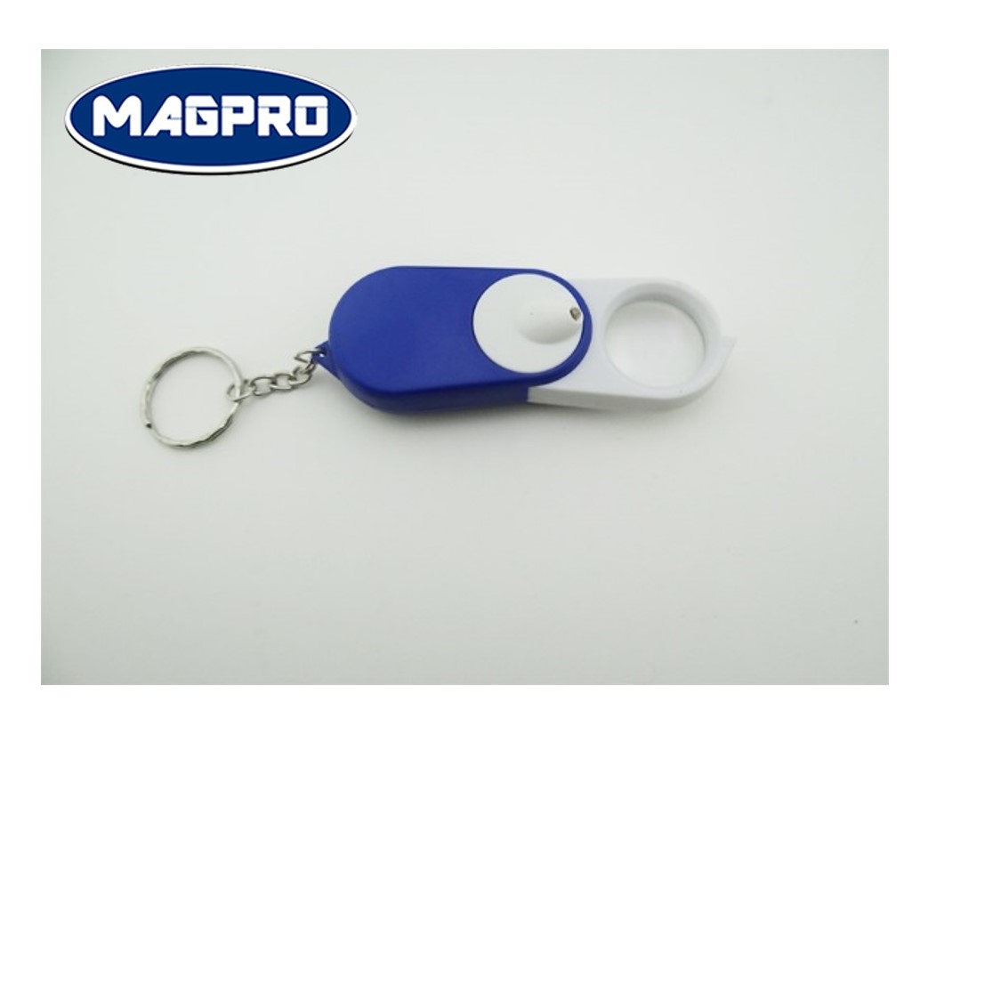 3X Pocket Size LED Lighted Magnifying Glass Folding Keyring Magnifier