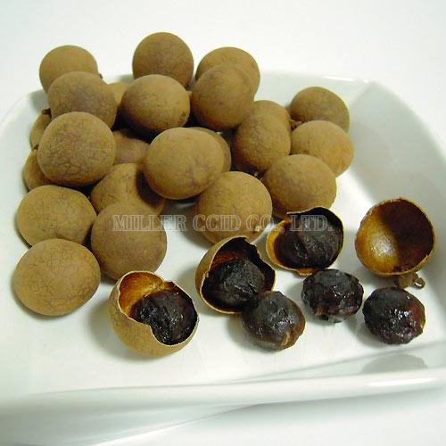 Dried Charcoalroasted Aroma Longan with Shell