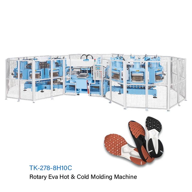 Rotary Eva Hot & Cold Molding Machine | Taiwantrade
