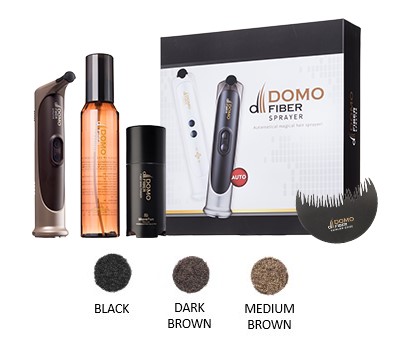 Domo Fiber-  automatic magical hair sprayer kit 電動髮粉