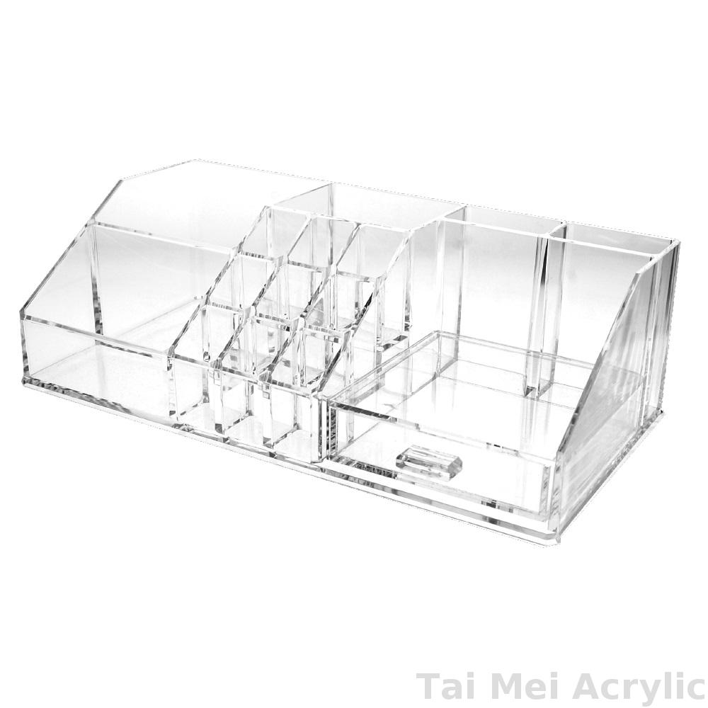 Acrylic Makeup Organizer With Drawer Cosmetics Organizer Makeup