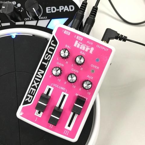 Maker Hart Just Mixer สีชมพู ออดิโอ้มินิ แจ๊คสเตอริโอขนาด 3.5 มม