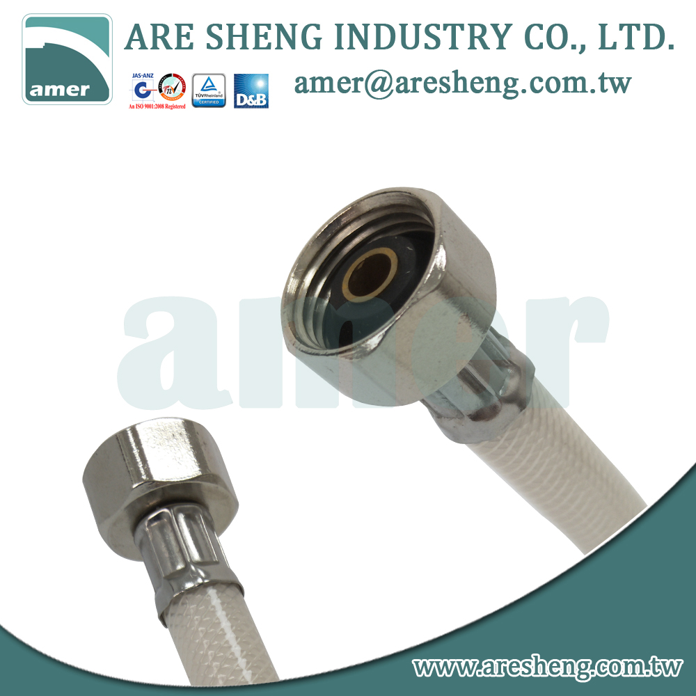 PVC faucet connector 1/2"FIP x 1/2"FIP