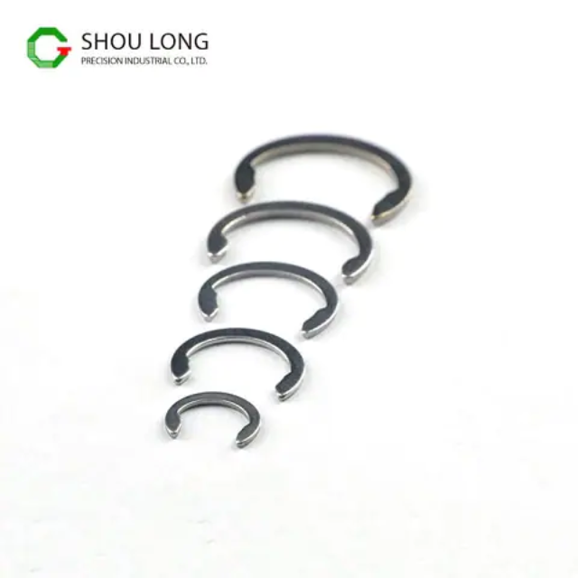 Spring retaining rings with lugs for bores internal circlips DIN 984