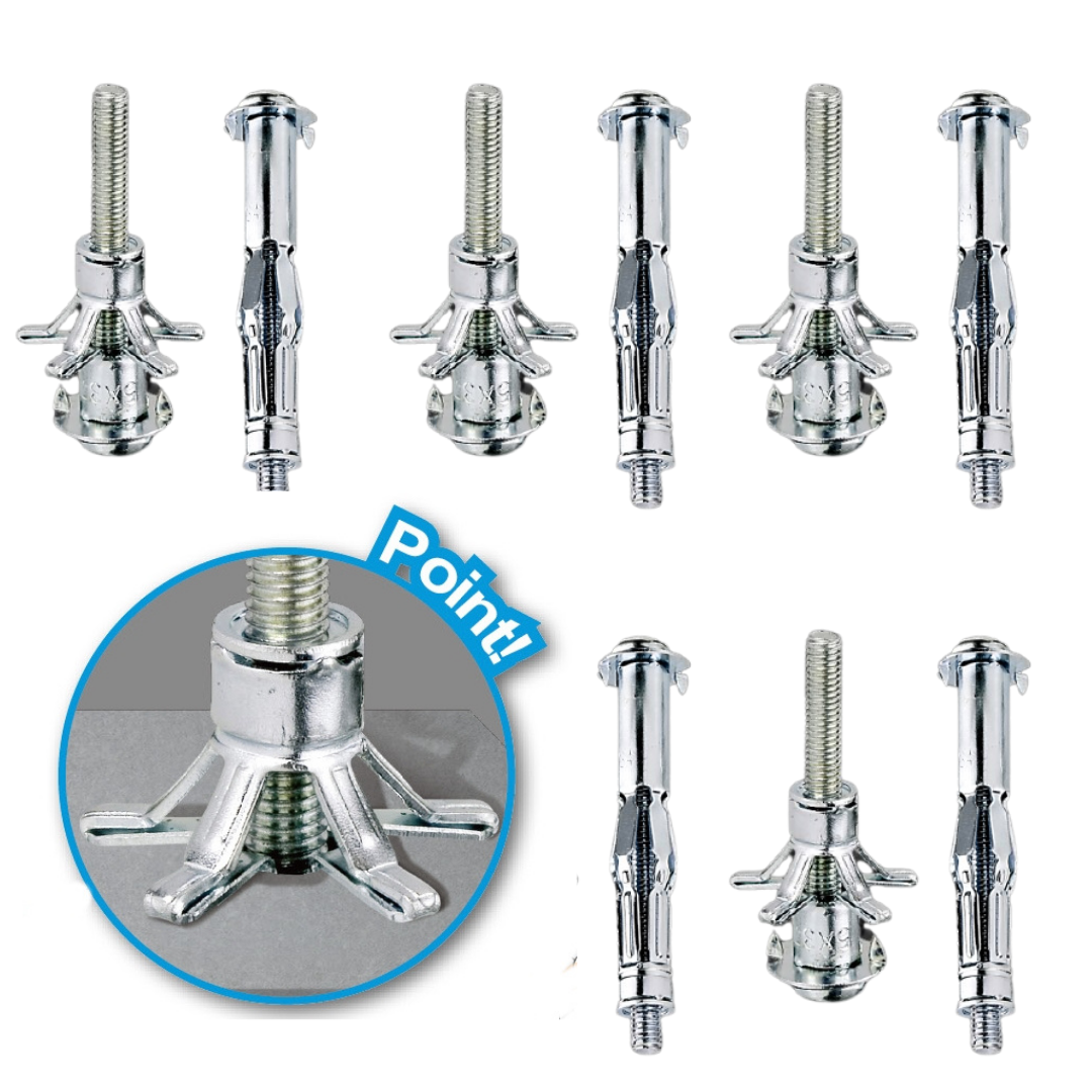 Hollow wall anchor bolts easy fix Galvanized Metal Taiwantrade