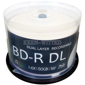 White Inkjet Printable BD-R DL 6X 50GB | Taiwantrade