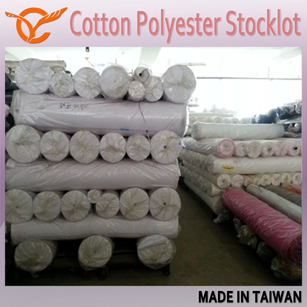 70 Polyester 30 Cotton Plain Weave Fabric Stock For TShirt